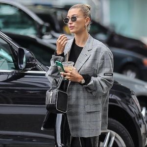 Plaid Oversized Blazer